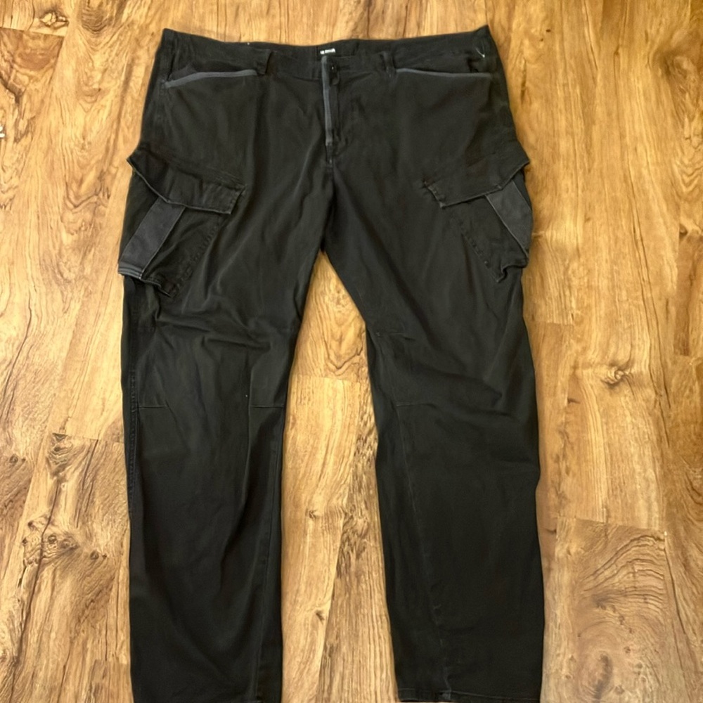 Men’s Hudson black Cargo Pants size 42 Flynn Skinny cargo chinos twill